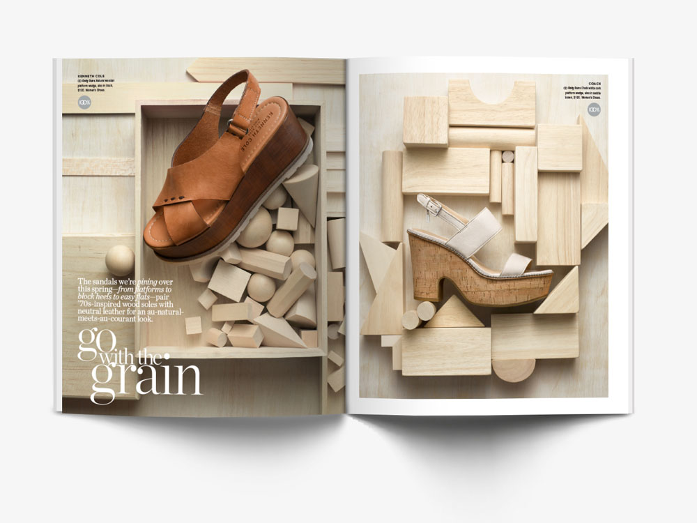 Bloomingdale's Catalog Spring 2016 Woodblock Heels